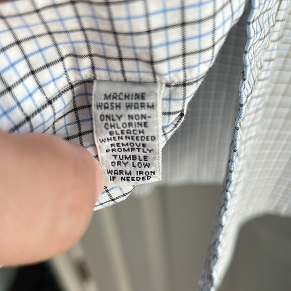 Polo Ralph Lauren 16 | Large white, black and blue button down long sleeve - Picture 5 of 5